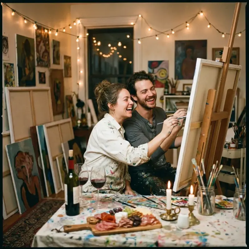 Романтическое свидание в Минске: Рисование для двоих