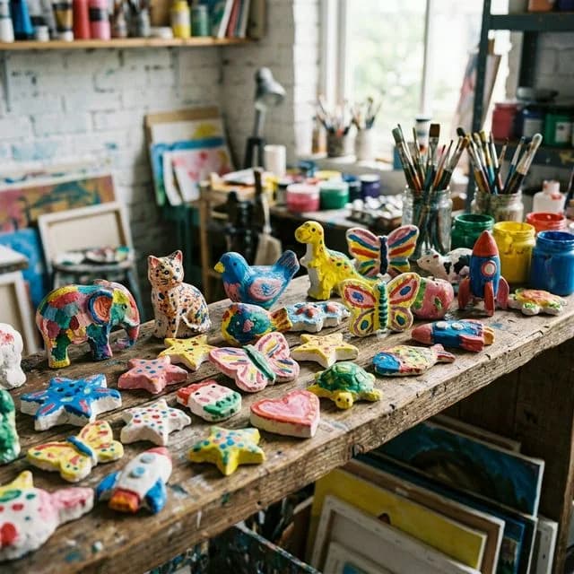 Коллекция детских гипсовых поделок — МАКА Арт Минск