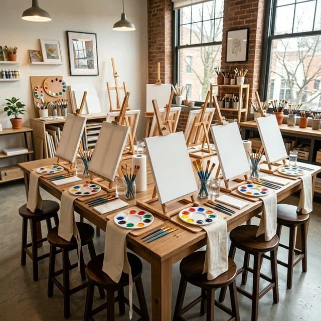 Арт-студия для корпоративных мероприятий Минск — рабочее место
