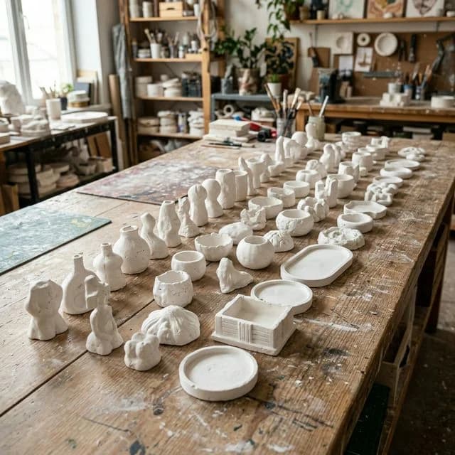 Гипсовые изделия тимбилдинг — мастер-класс корпоратив Минск