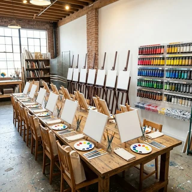 Арт-студия подготовлена к корпоративу Минск МАКА Арт