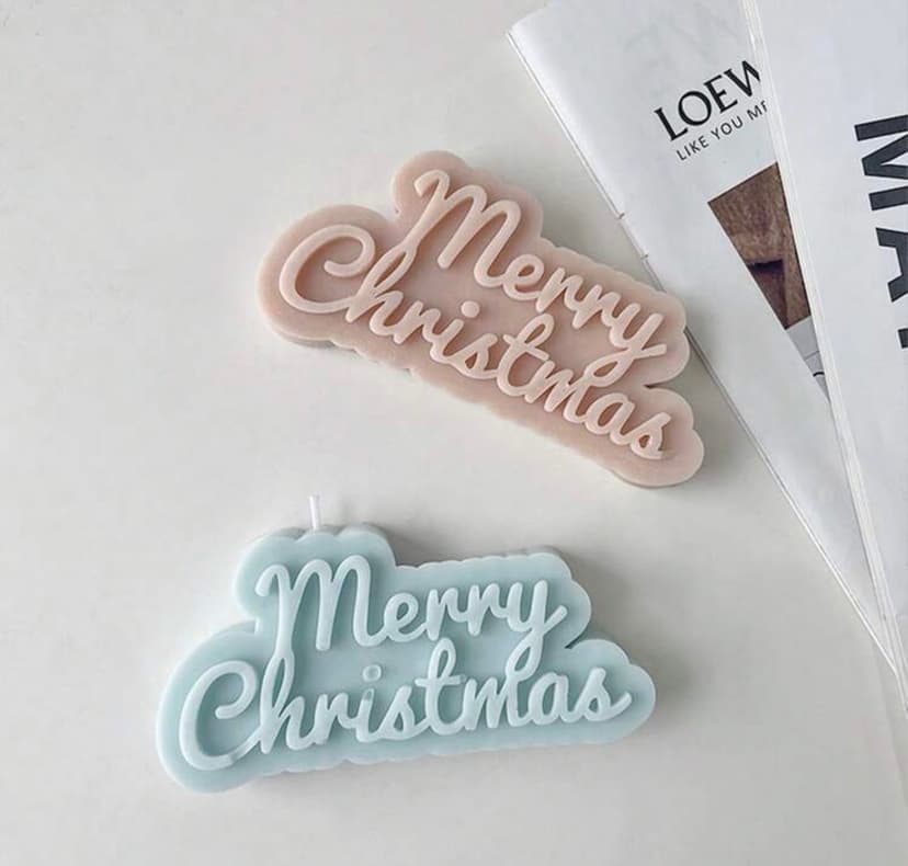 نص "Merry Christmas"