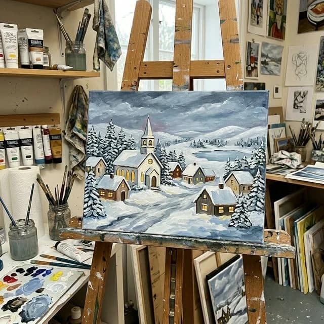 Просто собрались. Просто рисуем.
