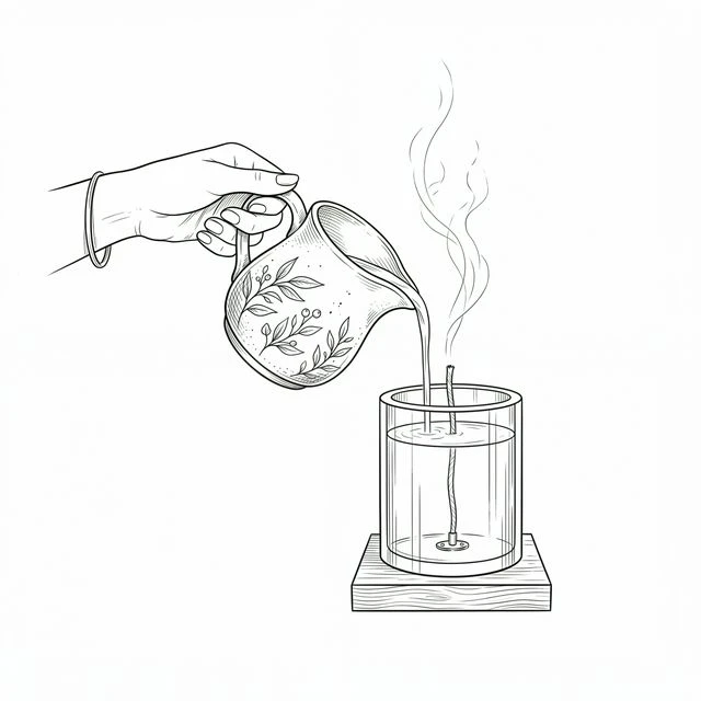 Работа с воском